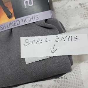 LeGale Plush Lined Tights Gray‎ Warm Cozy Queen